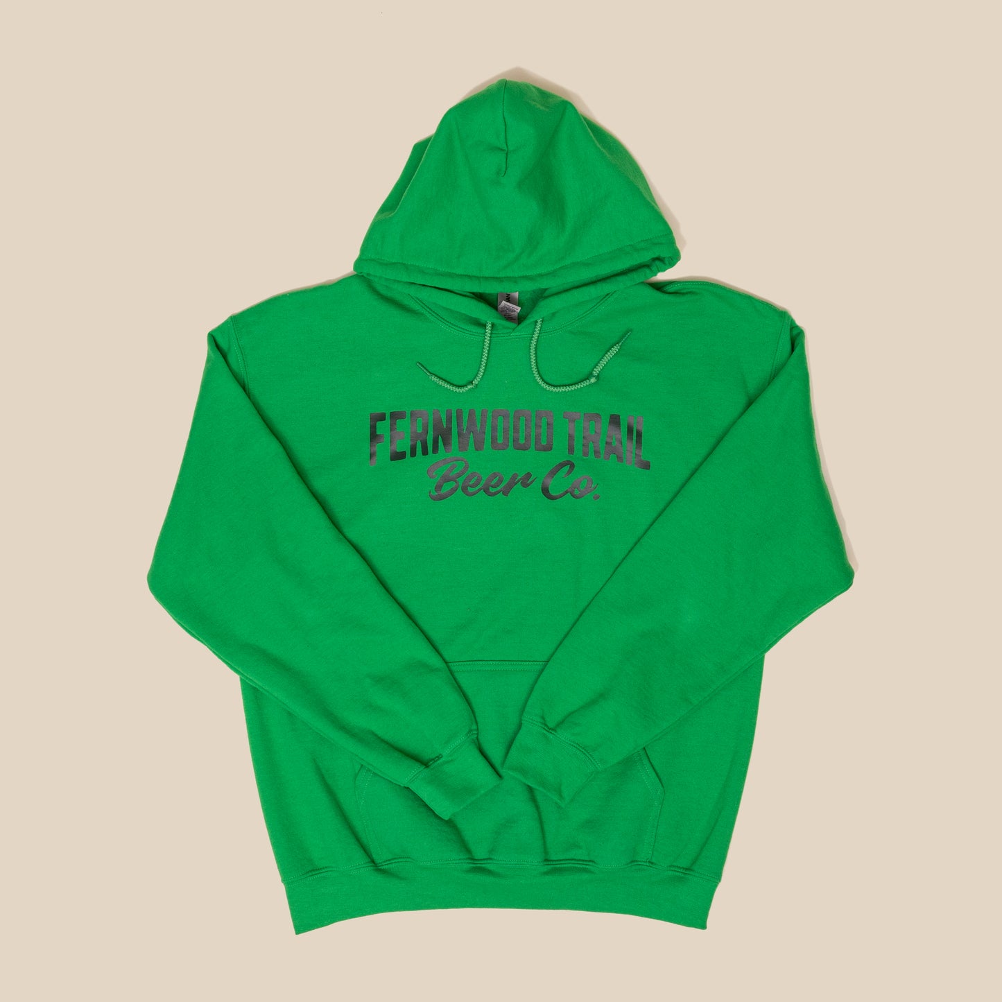 Hoodie - Green with Green
