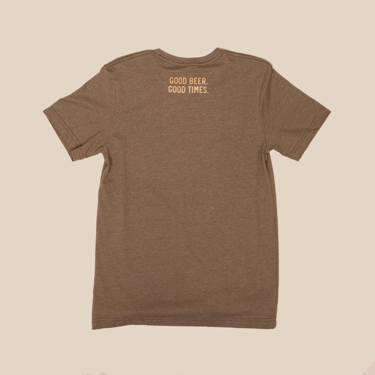 T-Shirt - Army Heather with Beige