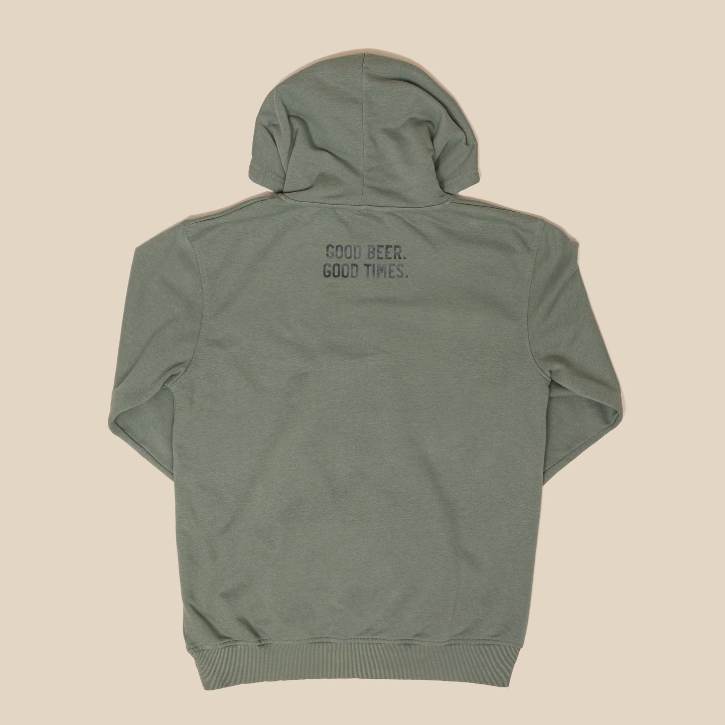 Hoodie - Seafoam with Green